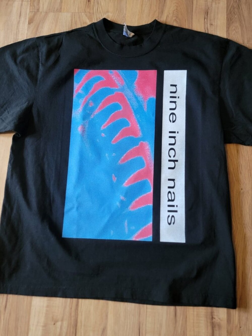 RETRO 1990 HATE NINE INCH NAILS On SHAKA HEAVYWEIGHT T Shirt modern